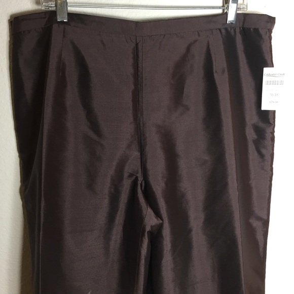 Coldwater Creek Women’s Silk Capris NWT - Picture 2 of 6